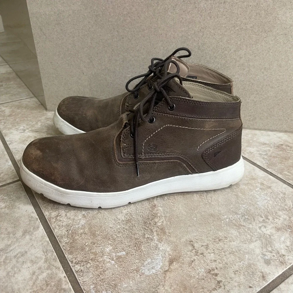 Red Wing Mens zero G lite chukka Brown Leather Boots safety toe USA size 10D